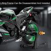 1:9 Kawasaki Zx-10R Nijia H2R Motorcycle Model Toys Alloy Diecast Miniature Motorbikes Sound Light Shock Absorption Kids Gifts