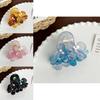 Premium Acetate Flower Hair Clip In Trendy Jelly Colors Perfect For Fashionable Women