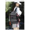 Zaino da Pesca Multiscomparto Borsa a Spalla Singola a Tracolla Porta Canne Nylon Impermeabile Attrezzatura