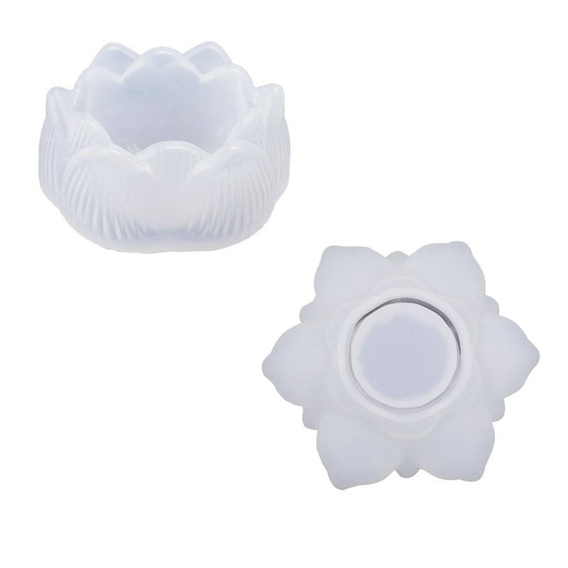 

3D силиконовая форма лотоса, форма для подсвечника, форма для литья из смолы, DIY Craft