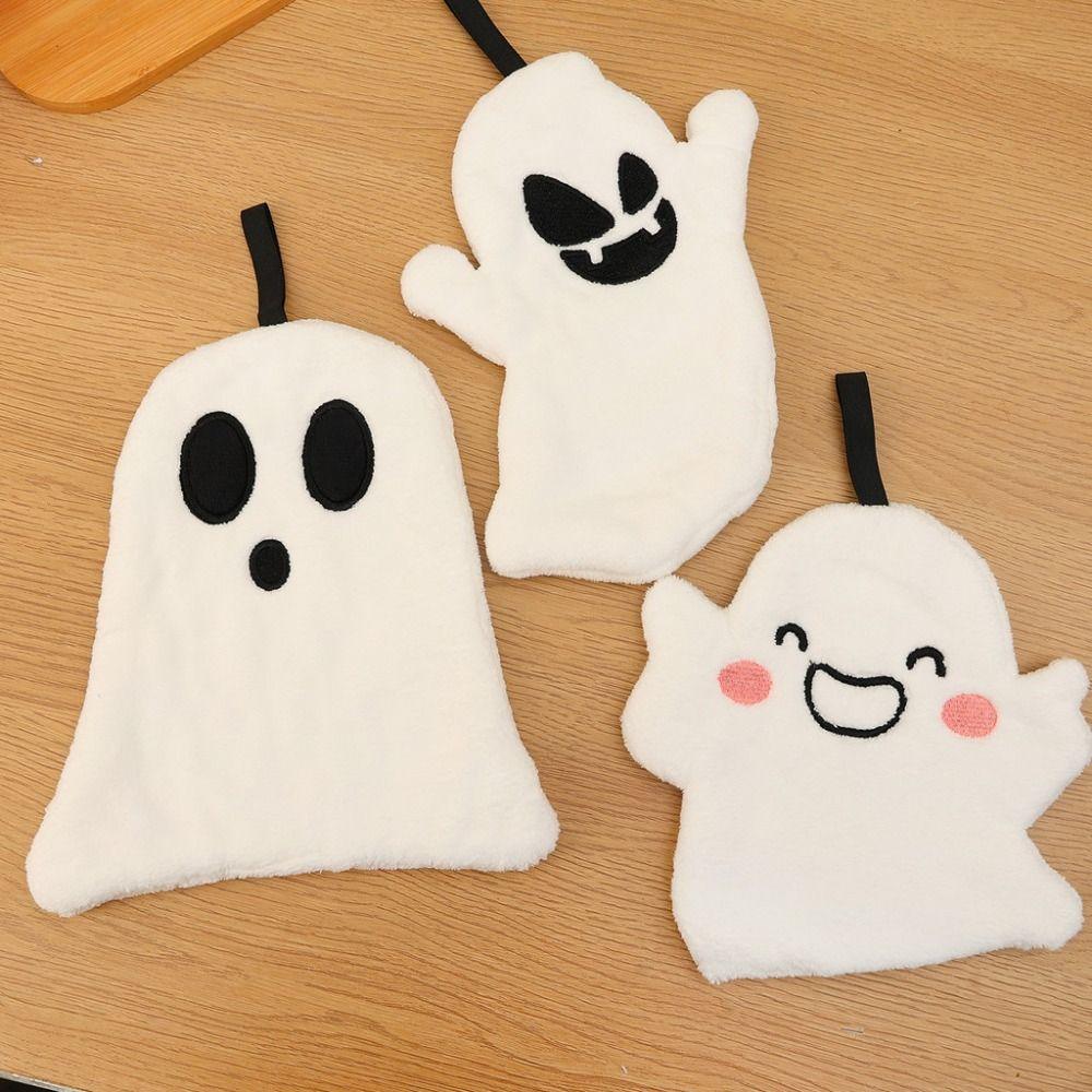 Coral Velvet Halloween Towels Soft Bathroom Wash Facecloth New Hand Towel