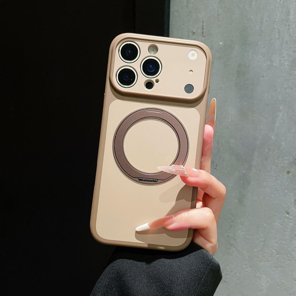Applicable To Apple 17Promax Mobile Phone Case, Rotating Bracket, Magnetic Suction iPhone16 Advanced Sense Second Change Protective Case 15