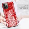 Christmas Cartoon Snowman Glass Case For Apple iPhone 14 13 11 12 Pro 7 XR X XS Max 8 6 6s Plus SE 2022 Tempered Phone Tampa