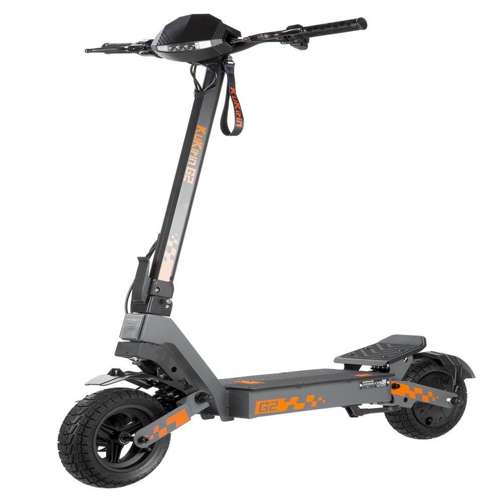 Trotineta Elétrica Dobrável Kukirin G2 Ultra 800Wx2 Motor Duplo Trotineta Elétrica Adulto Velocidade Máxima 55Km/h 48V 18AH Autonomia 55KM Carga 120Kg