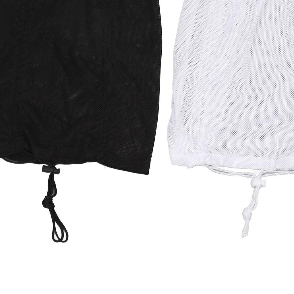 2PCS Net Plopping Cap Adjustable Multifunctional Reusable Net Plopping Bonnet with Drawstring for Dry Curly Hair