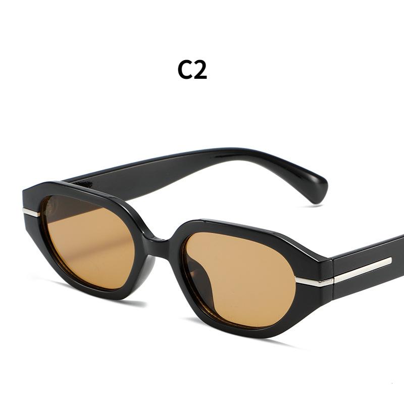 Women's sunglasses, personalized small-frame sunglasses, men's and women's fashion simple sunglasses