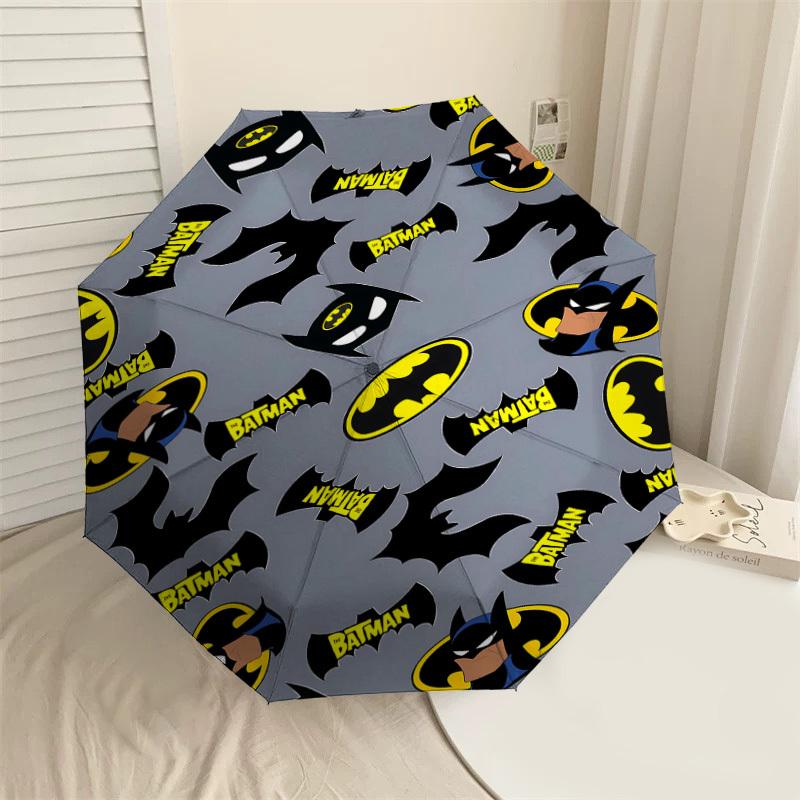 1PC Warner Batman Sticker Umbrella-8-Rib Reinforced, Automatic Open, Lightweight-A116