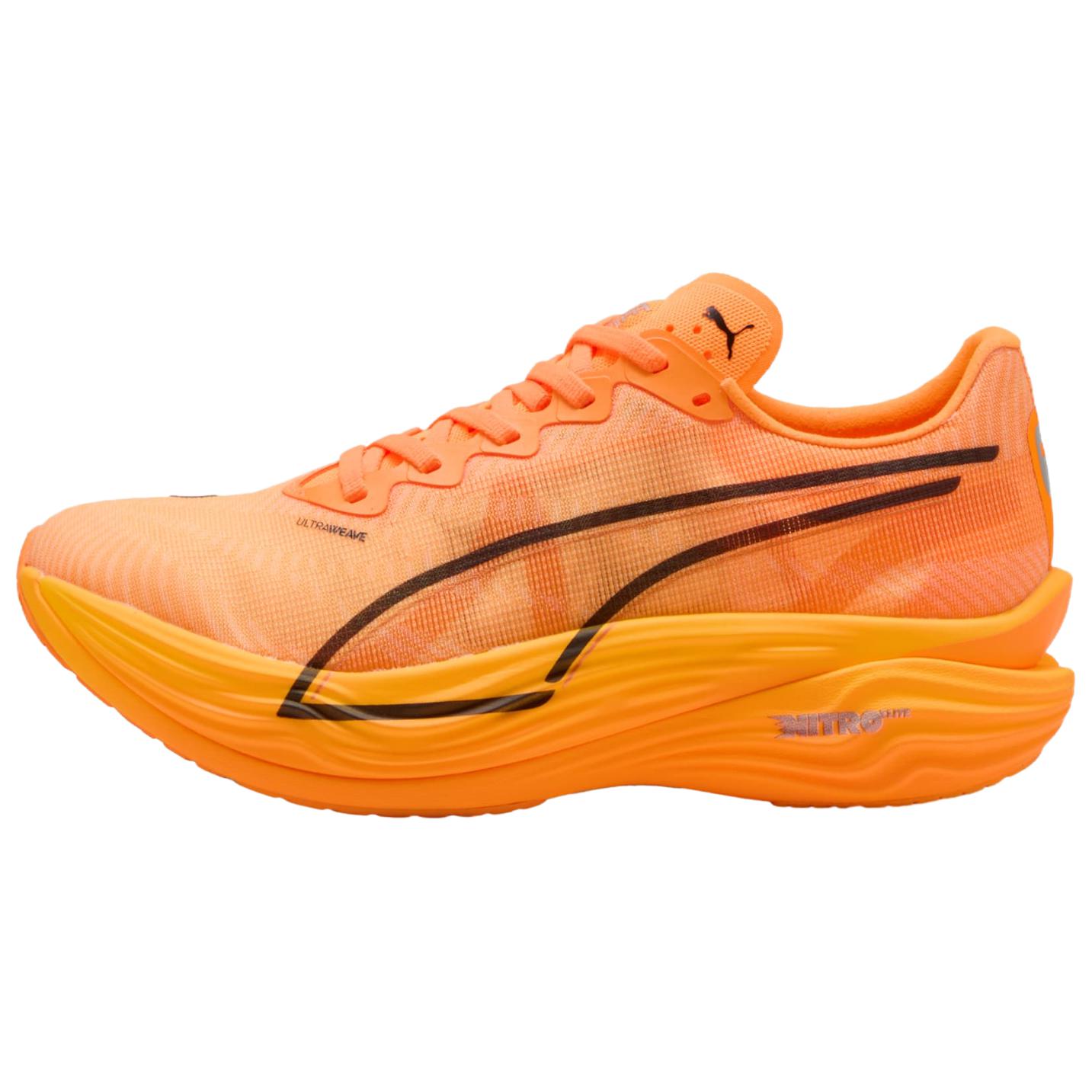 

New PUMA Deviate NITRO Elite 3 Breathable Running Shoes Unisex Fire Red Orange 309809-09 42.5