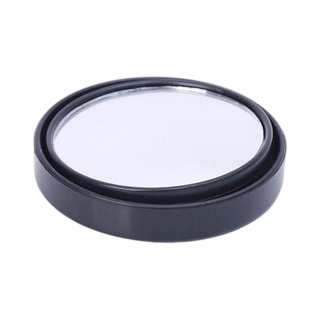 Car Reversing Rearview Mirror Stick- Car Small Round Mirror 360 Degree Adjustable Auxiliary Wide-Angle Mirror Glass Small Round Mirror