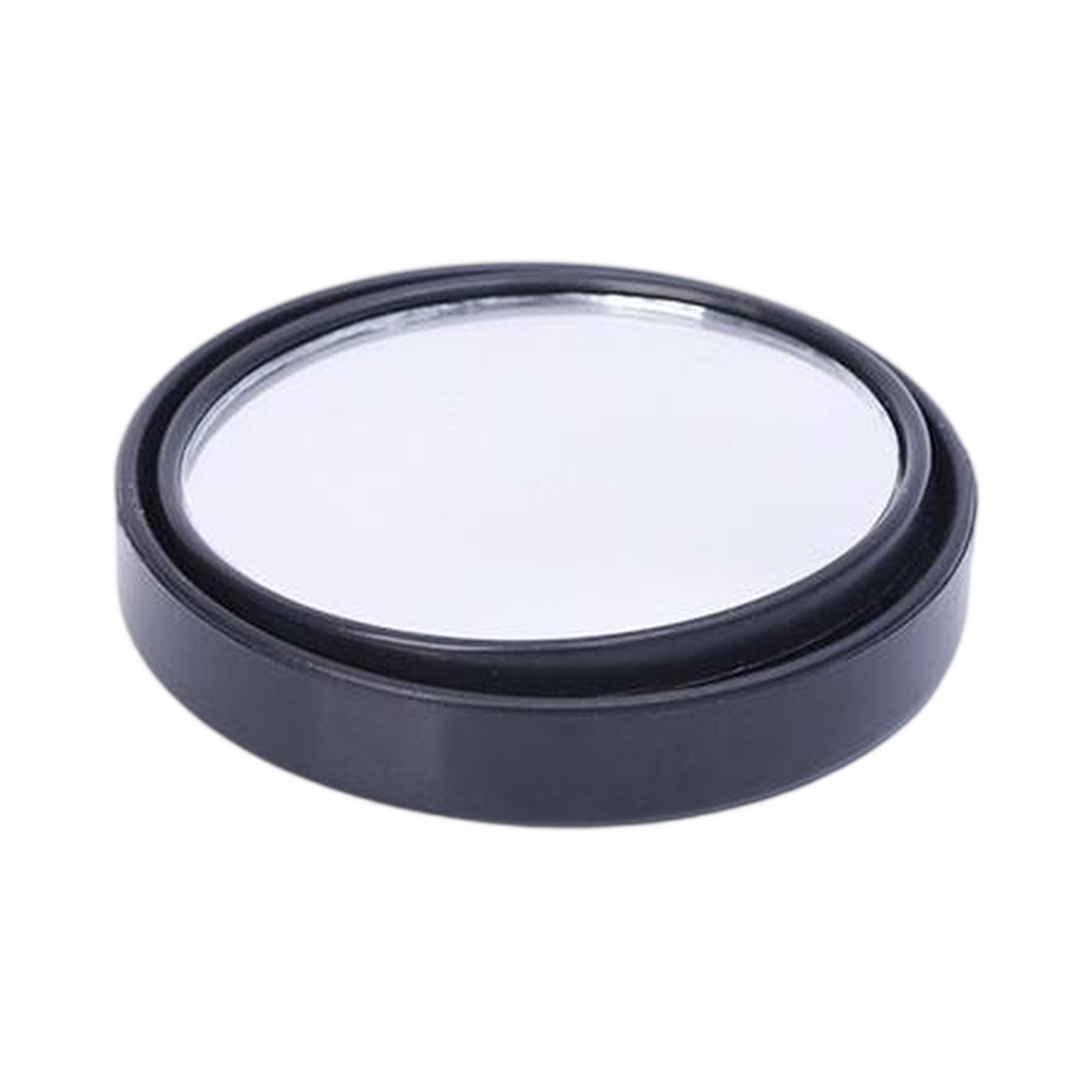 

Car Reversing Rearview Mirror Stick- Car Small Round Mirror 360 Degree Adjustable Auxiliary Wide-Angle Mirror Glass Small Round Mirror чёрный