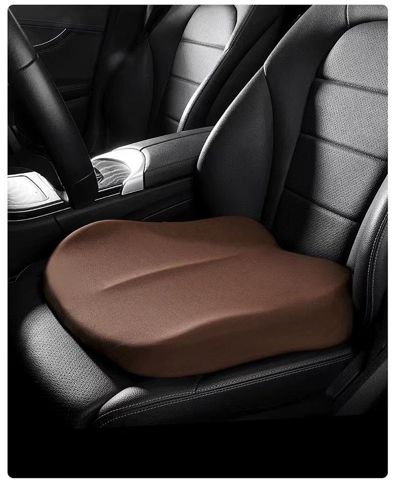 Ganzjahres-Universal-Autositzkissen mit Rückenstütze für Frauen - Kleines Fahrer-Booster-Kissen