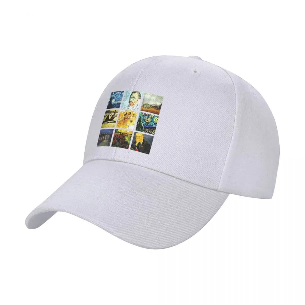 Van Gogh Sanskrit Print Durable For All Seasons Mens Cap Baseball Cap Summer