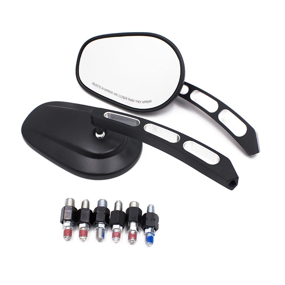 Nastavitelná zpětná zrcátka na řídítka pro motocykly Harley Dyna Street Road Glide 750 Iron 883 1200 Sportster Touring