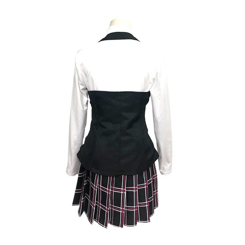 Anime Persona Makoto Niijima Cosplay costum mânecă lungă tricotată top imprimat fustă ciorapi vestă perucă uniformă școlară japoneză