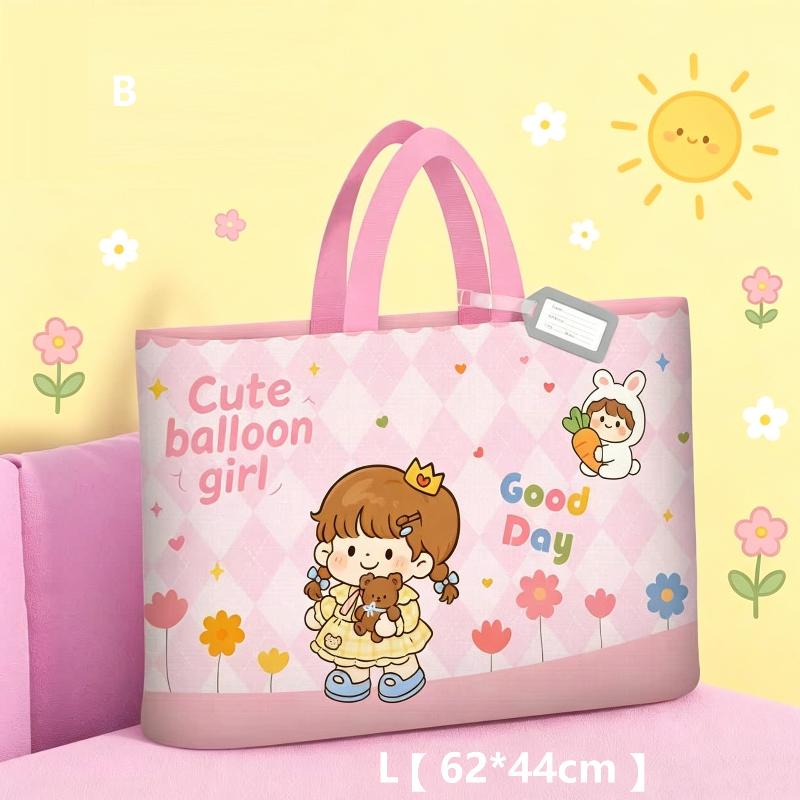 Large Capacity Waterproof Oxford Cloth Cartoon Kids Quilt Storage Bag For Clothes Quilts