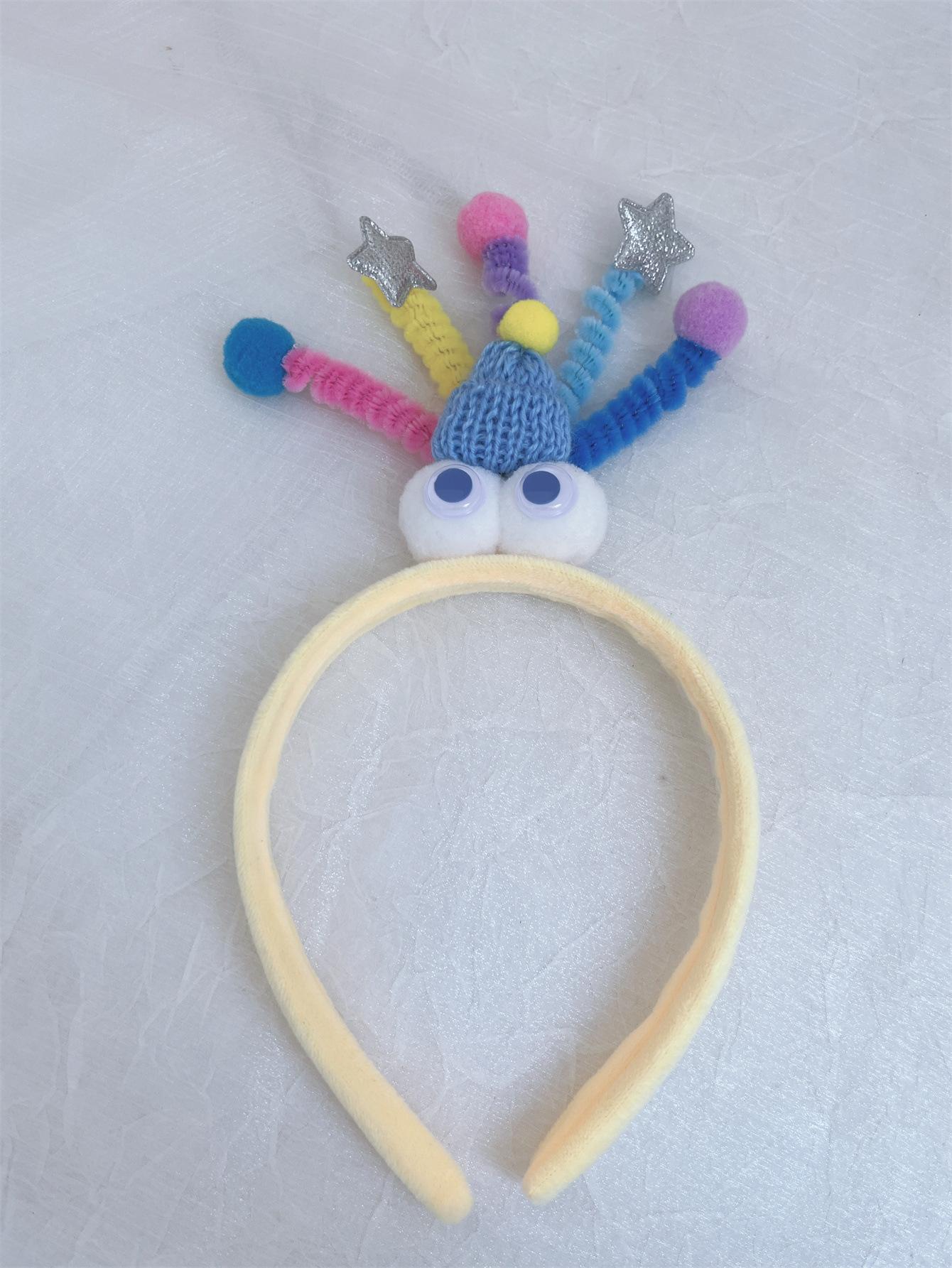 

Мультяшная плюшевая повязка на голову для женщин, зимняя теплая, для умывания лица, простые милые резинки для волос, корейский обруч для волос, повязка на голову, аксессуары для волос для девочек