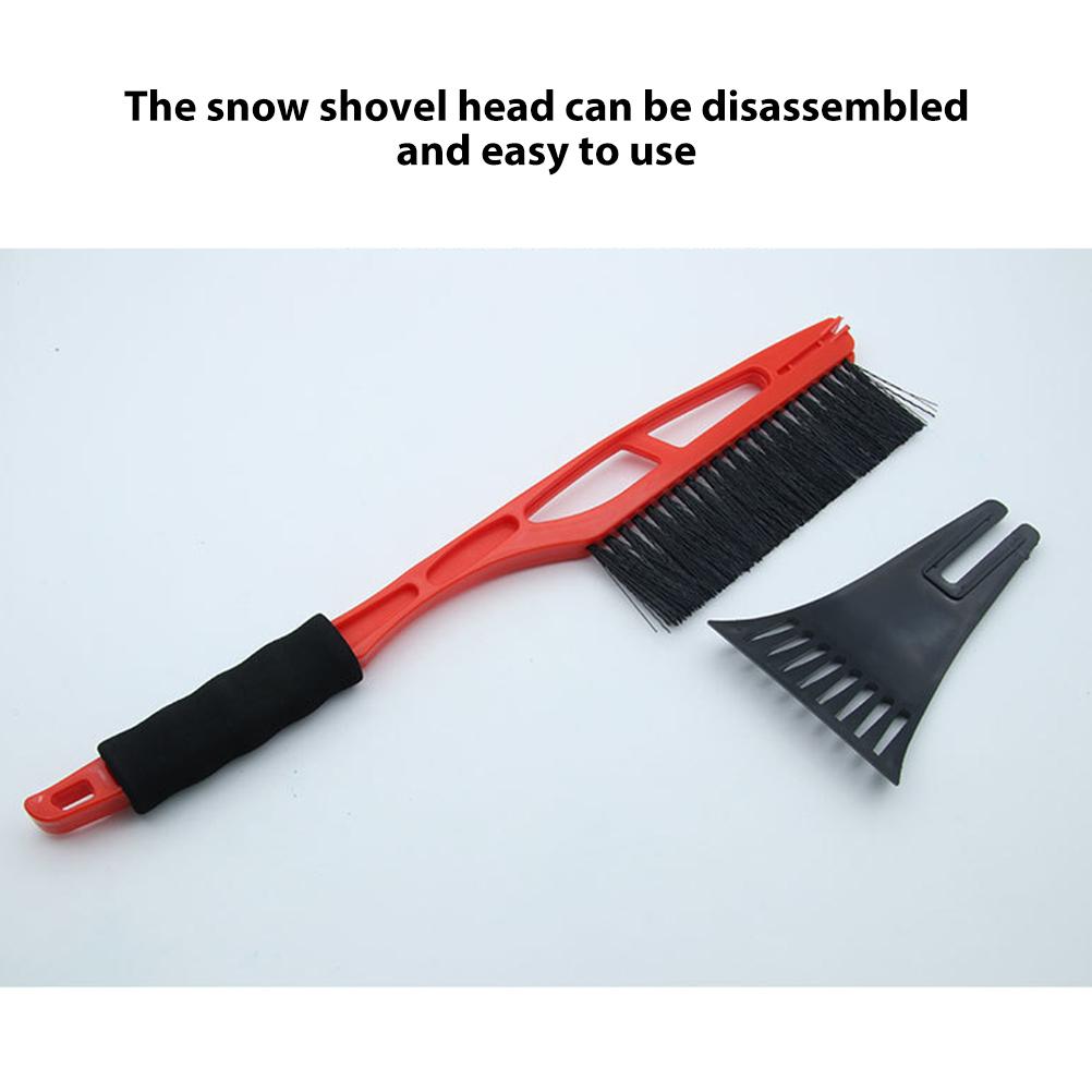 2 In 1 Snow Brush with Squeegee Ice Scraper Foam Grip AntiFreeze Snow Shovel for Car Truck SUV MPV