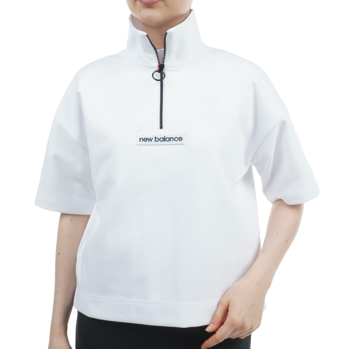 

Golf Short Sleeve Stand Sweatshirt 2 [New Balance] (Stretchy/Lightweight) / Women s / 012-4262506 030_White [L]
