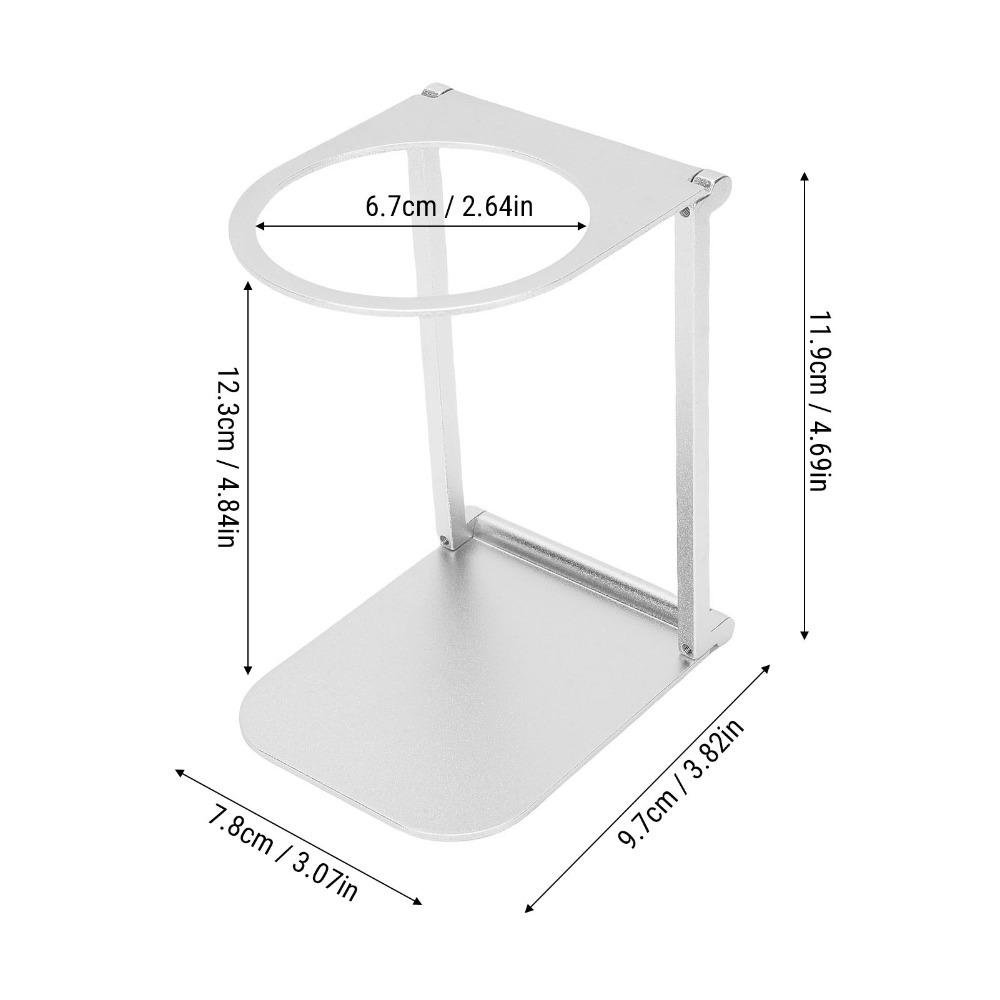 Aluminum Alloy Foldable Coffee Machine Stand Foldable Design Pour Over Dripper Stand  Indoor Use