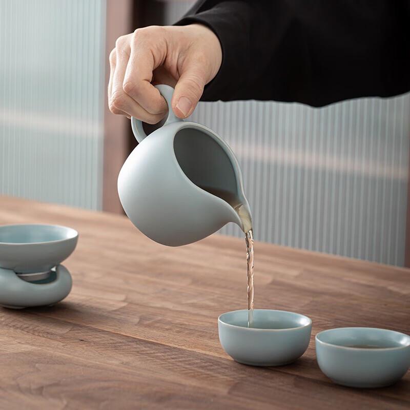 Su's Ru Kiln Ceramic Kung Fu Tea Set