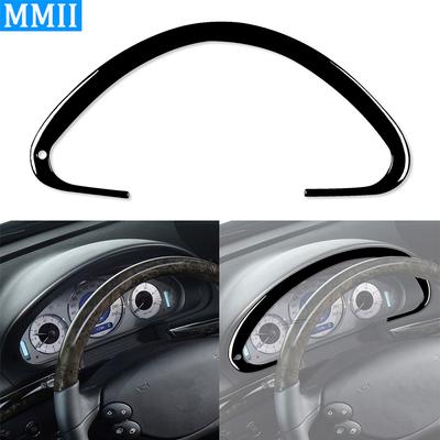 For Mercedes Benz E-Class W211 03-09 Piano Black Speedometer Bezel Decorative Cover Interior Retrofitting Accessories