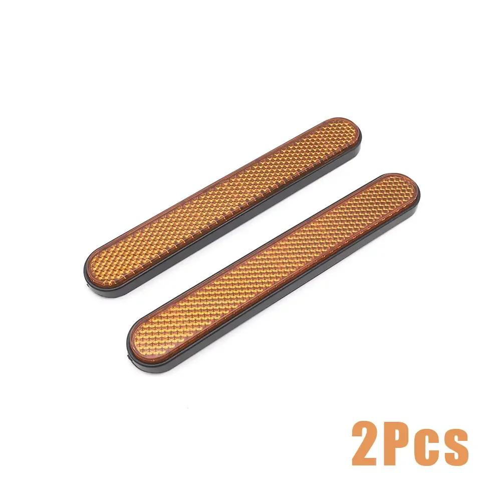 

1 пара светоотражающих наклеек для экстерьера автомобиля, предупреждающие знаки безопасности на двери, светоотражающие ленты, аксессуары для стайлинга автомобилей и мотоциклов жёлтый