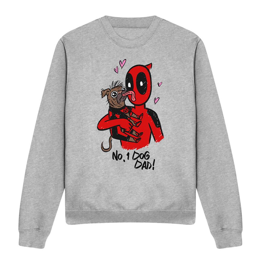 Deadpool & Wolverine Unisex Adult Dogpool Long-Sleeved T-Shirt