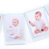Newborn 1 To 12 Months Milestone Decorations - Simple Blue Monthly Banner, First Year Photos Hanging Banner, Boys One Birthday Decor (BLUE)