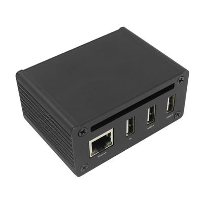 3-Port-USB-HUB-Erweiterungskarte und Aluminiumgehäuse-Kit für RaspberryPiZero 2W/ZeroW-Kühlkörpergehäuse