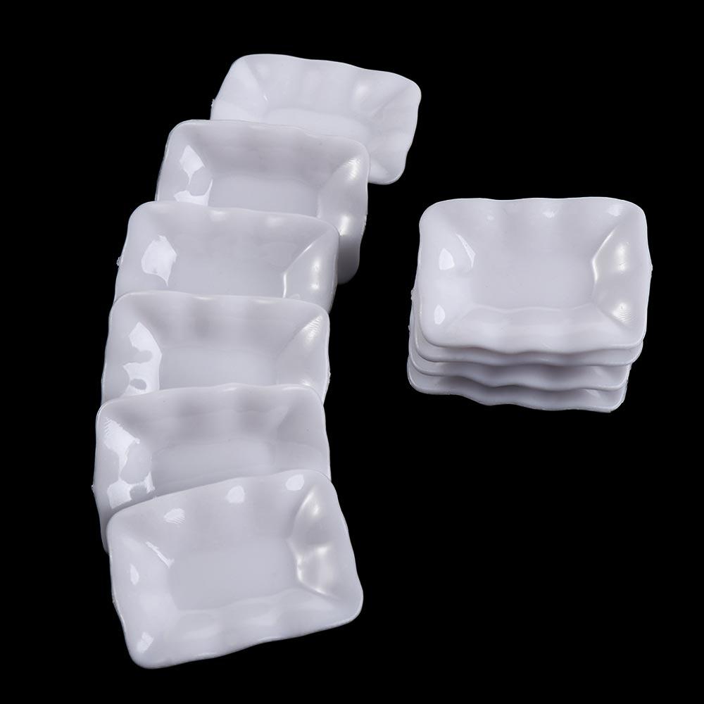 Tableware Doll House Trays Kitchen Toys Miniature Dish Mini Food Dishes  Doll House Accessories