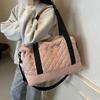 Women's diamond foreign style versatile dry and wet separation fitness bag going out simple decompression portable travel bag can be set with tie rod