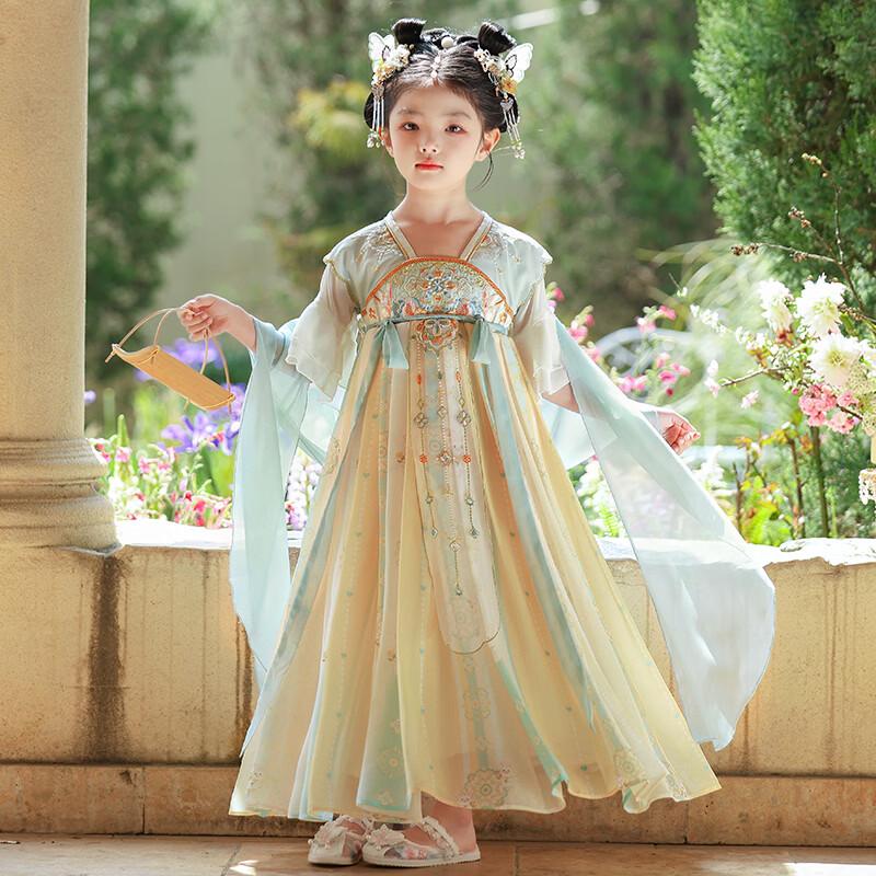 Girls' Summer Ancient Style Hanfu Dress