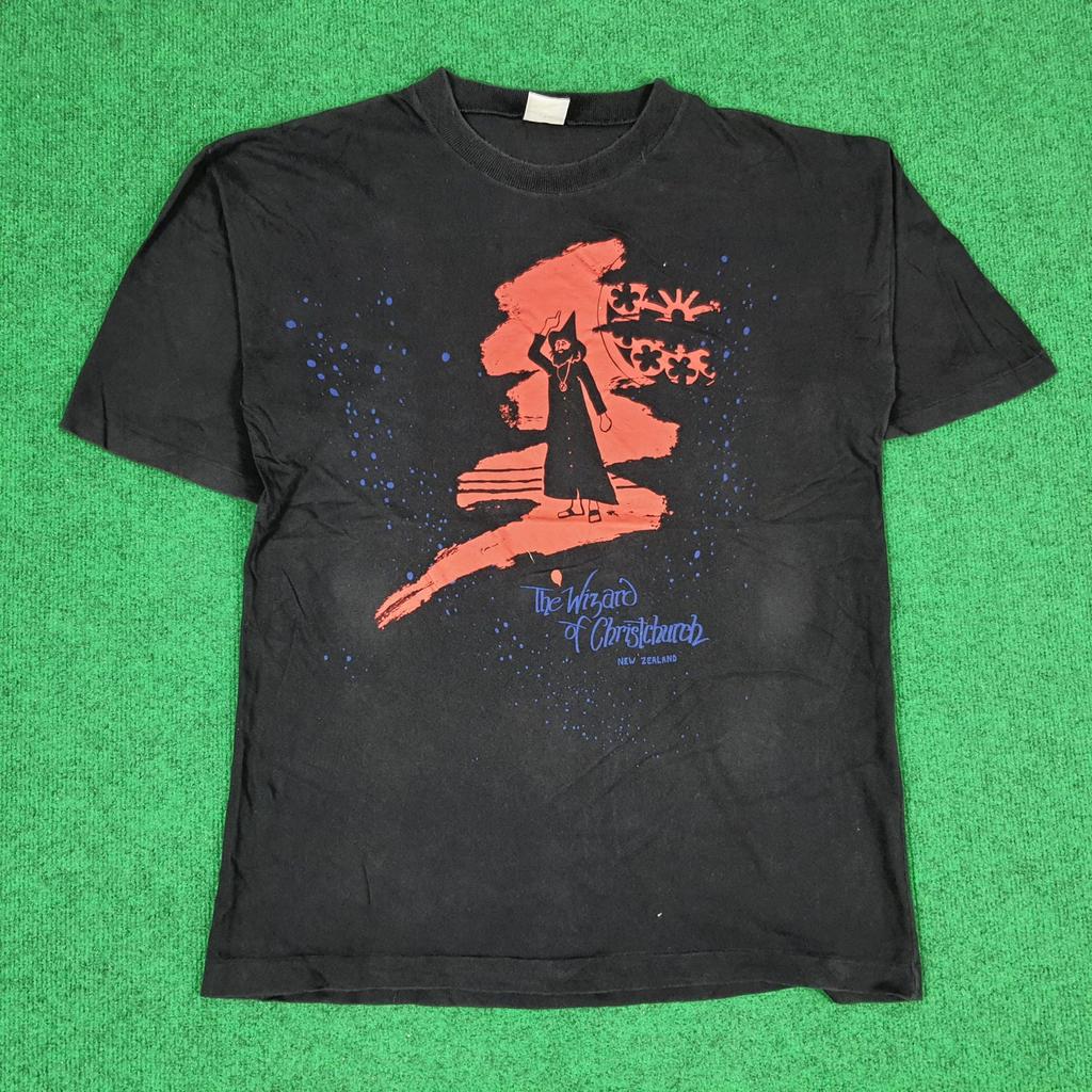 Vintage 90s The Wizard of Christchurch New Zealand Single Stitch Tshirt
