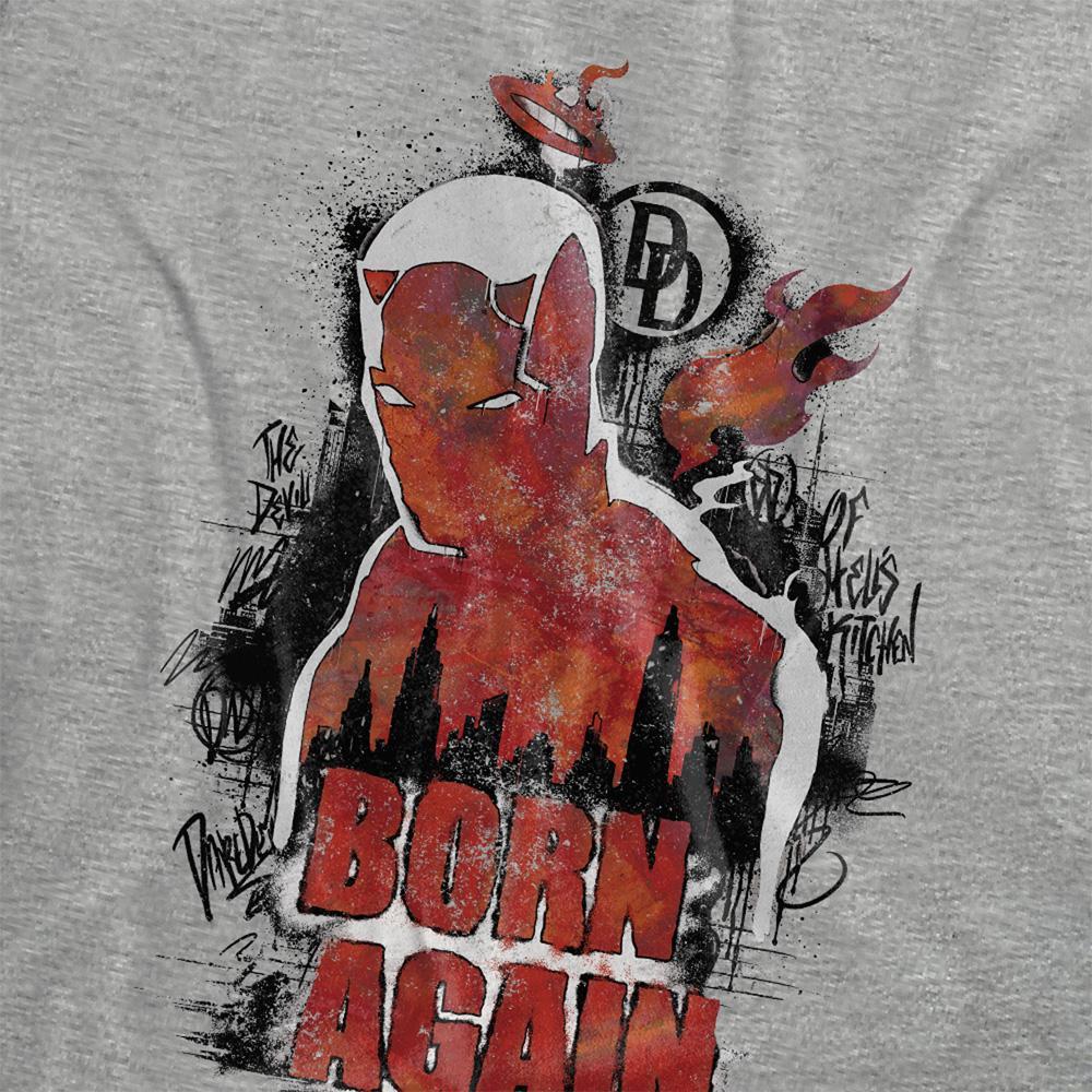 Daredevil Womens/Ladies Born Again Graffiti Heather T-Shirt