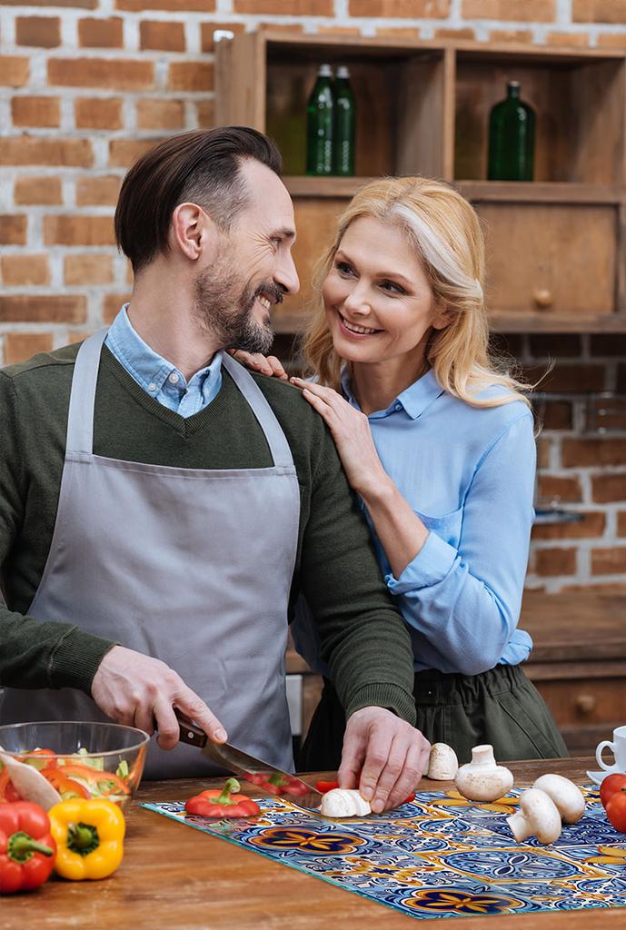 SZKLANA PŁYTA OCHRONNA NA KUCHENKĘ 70x52 MOZAIKA