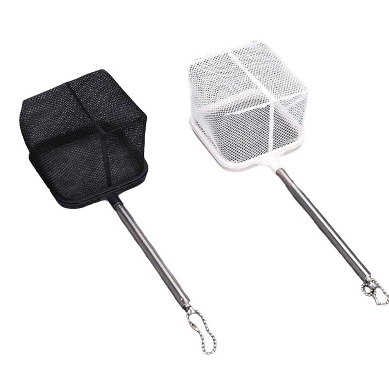 Fish Net for Fish Tanks Telescopic Rod with Removable Head for Catching Shrimp, Fish Commercial Use with Suction Cup