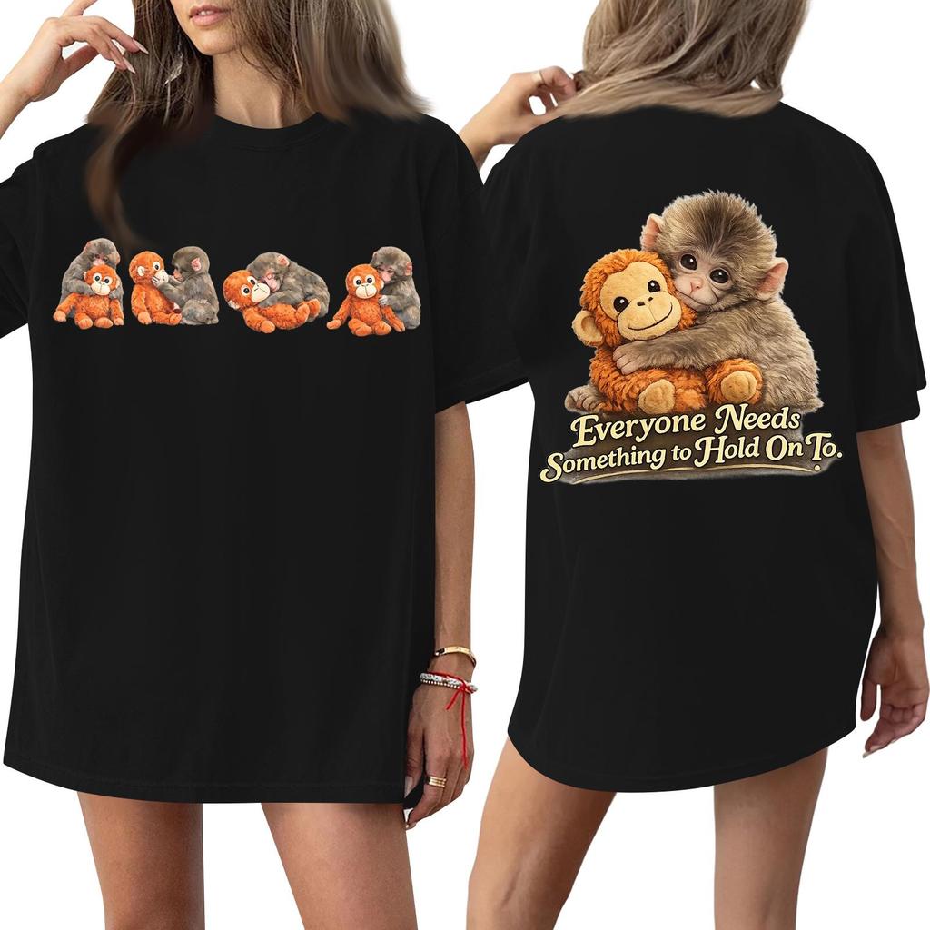 Women's Round Neck Printed Short-sleeved T-shirt Top