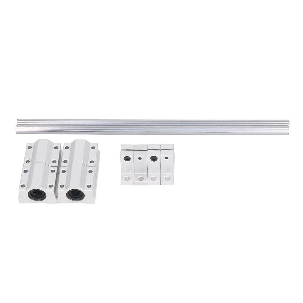 Linear Rail Slide Linear Rail Guide Linear Motion Slide Rail with 4Pcs Slide Block for Machinery