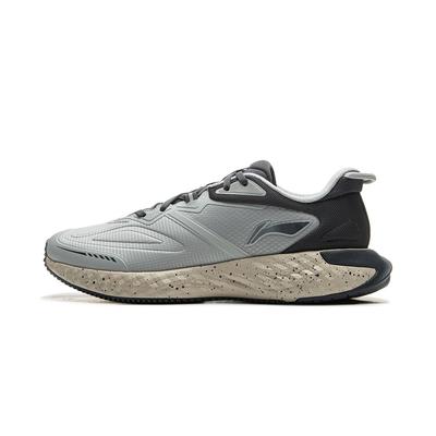 Li Ning Amortiguación Protectora Cloud Rebound Boost Envolvente Cómodo Antideslizante Resistente al Desgaste Zapatillas Casuales de Running de Caña Baja para Hombre ARSU057-3