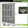 Reinforced Multi-layer 48-Drawer Document Cabinet with Door