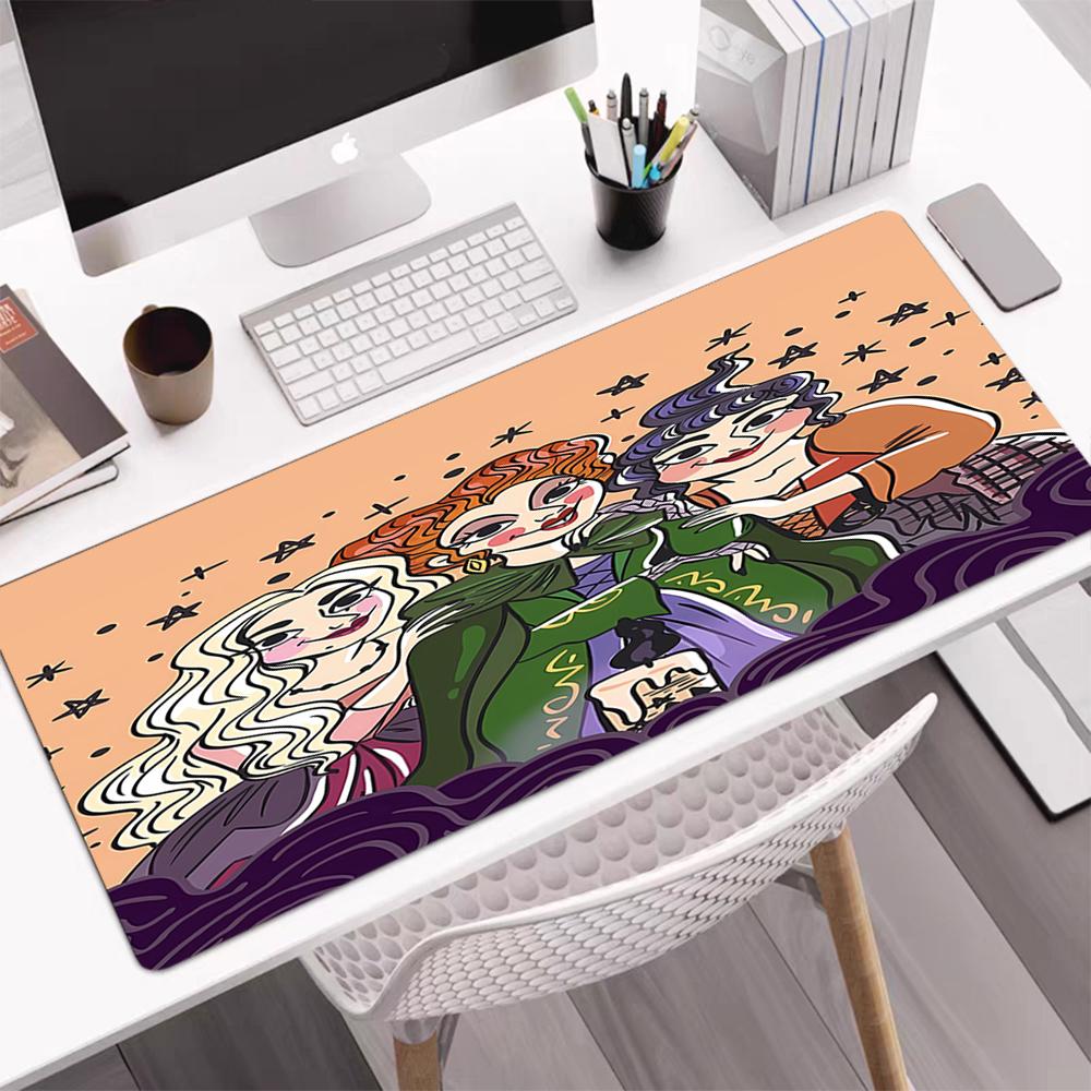 Hocus Pocus Thema Mauspads, Rutschfeste Gummiunterseite, Multifunktionales Büro- & Heimdekor, Perfekt zur Personalisierung des Arbeitsplatzes.