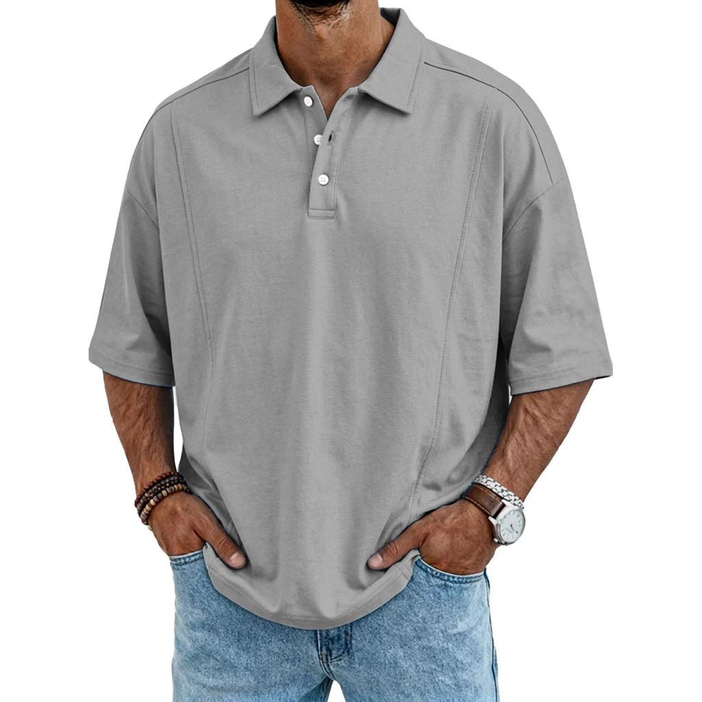 Men's Daily Casual Button Short-sleeved Shirt