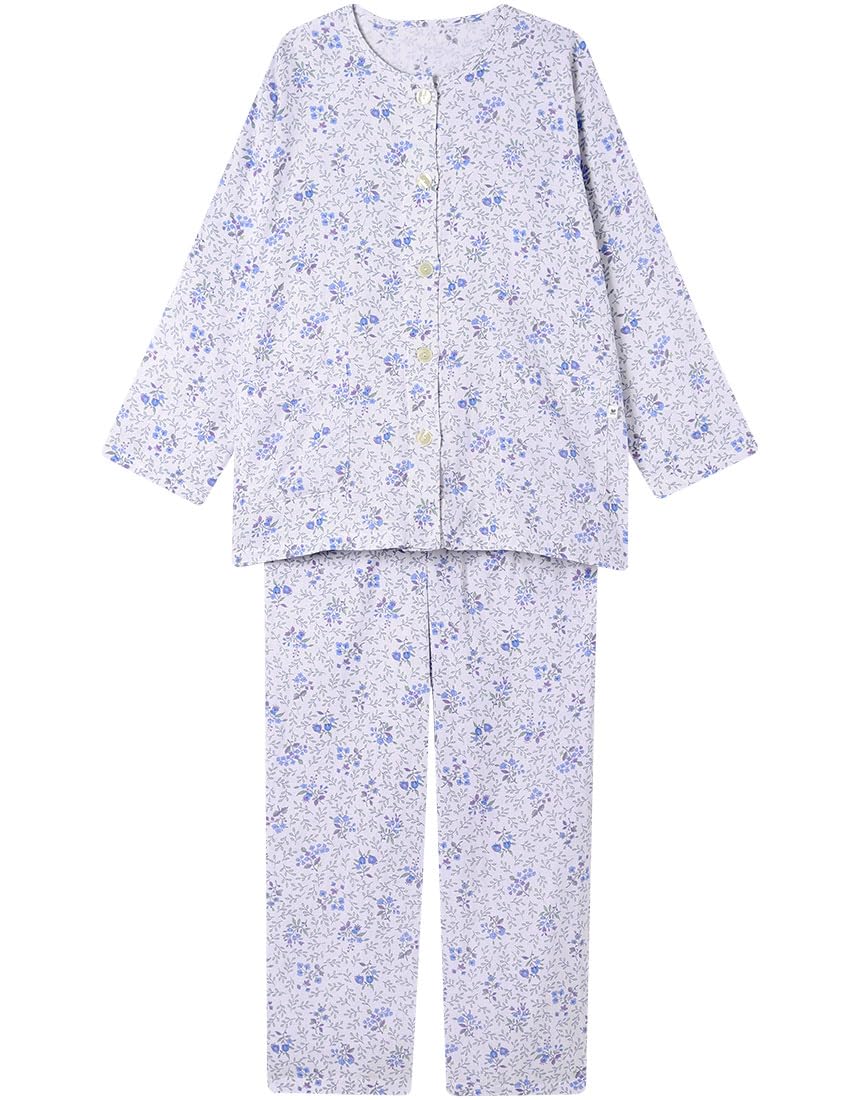 

Wacoal RELAX SLEEP Cotton Double Long Long CDX535 Size M & Pajamas, 100% (Main Body), Gauze, Sleeves, Pants, SX,
