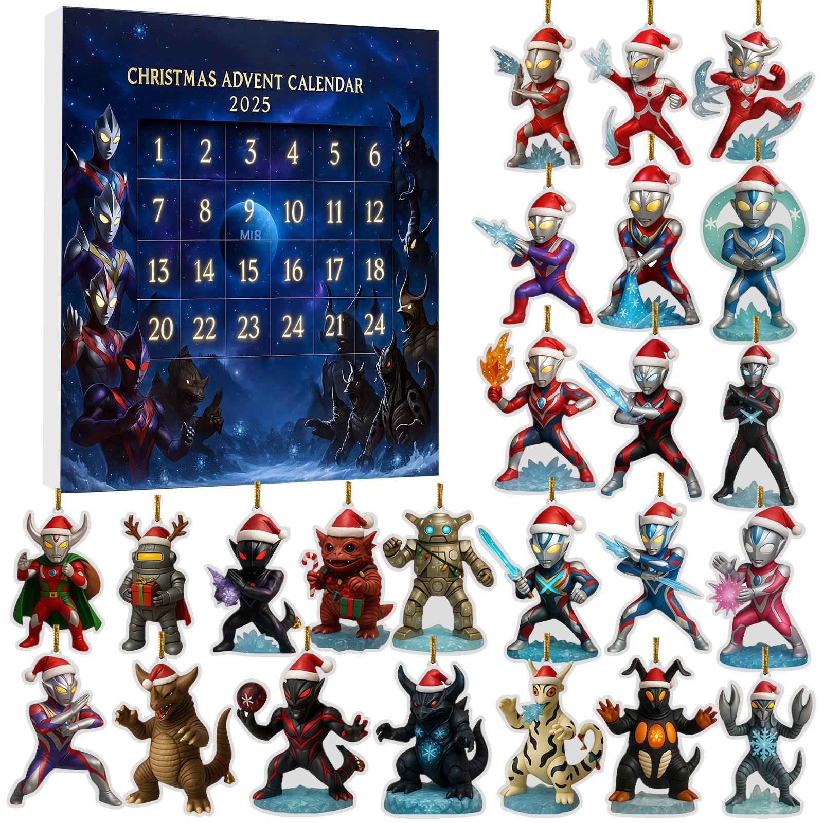 

Адвент-календарь содержит 24 подарка, милые фигурки кукольный адвент-календарь, календарь обратного отсчета с игрушками-сюрпризами, коллекционные фигурки в подарок для детей One Size