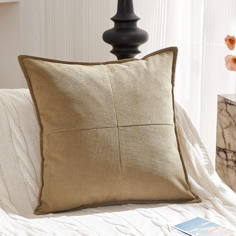 1 шт 45 см Элегантная полосатая декоративная наволочка на подушку с молнией Мягкие уютные наволочки для дивана декора гостиной 45 45 single pillowcase дубильная кора 898₽