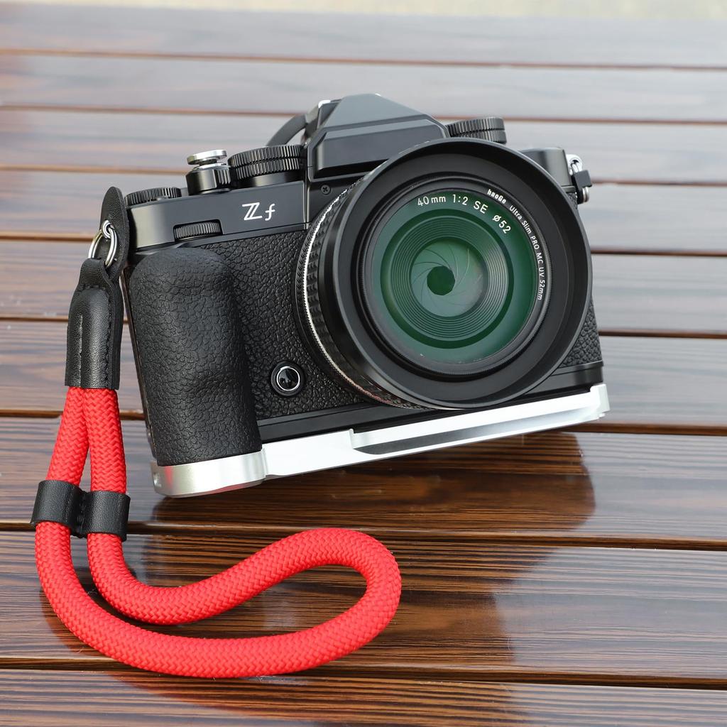 Haoge MHG-ZFW Hand Grip for Nikon Zf Camera L-Shaped Bracket Ergonomic Silicone Side Arca-Swiss Quick Release Plate DJI RS Gimbal