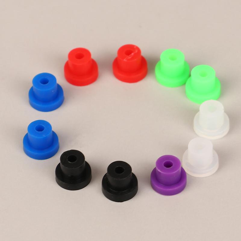 100pcs Tattoo Grommet Professional PBR Soft Tattoo Needle Grommets Tattoo Needle Cap Accessories For Tattoo Machine 6 Colors