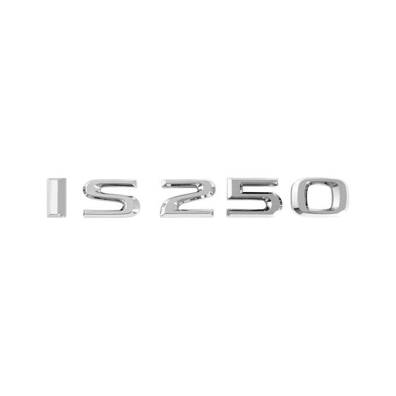 1Pcs Chrome Metal Black Silver IS200 IS300 IS250 IS350 ALTEZZA Logo Auto Body Rear Trunk Emblem Badge Sticker For Lexus
