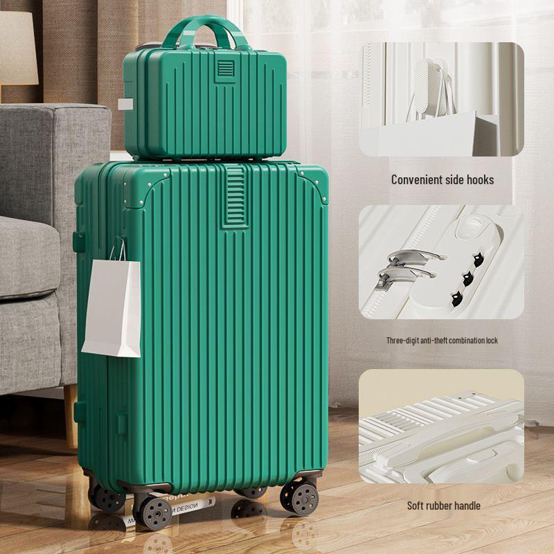 Large Capacity Retro Korean Style Travel Suitcase with Durable Universal Wheels - 2025 Edition