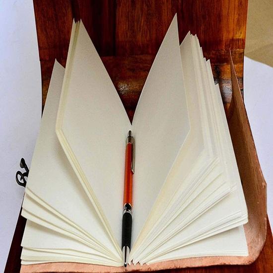 Jurnal Arborele Vieții din piele cu caiet C-Lock 15,24 cm Cadouri pentru bărbați și femei